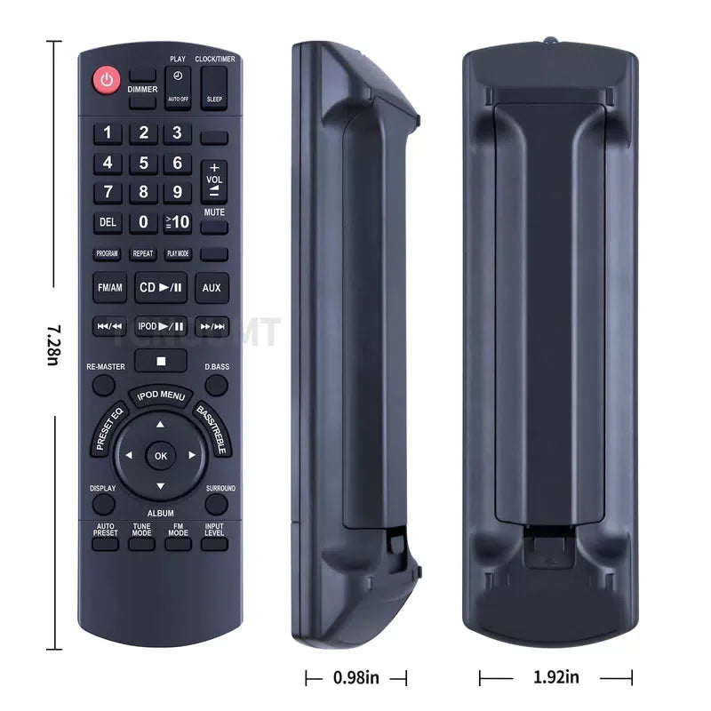 N2QAYB000394 For Panasonic Audio System Remote Control SC-HC3 SCHC3 [5]