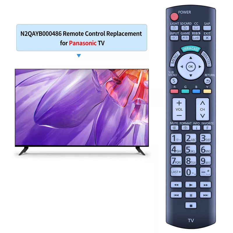 N2QAYB000486 Remote Control For Panasonic TV TC-P54G10 TC-P42G10 TC-P46G10 [2]