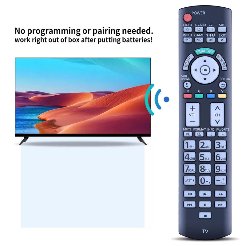 N2QAYB000486 Remote Control For Panasonic TV TC-P54G10 TC-P42G10 TC-P46G10 [6]