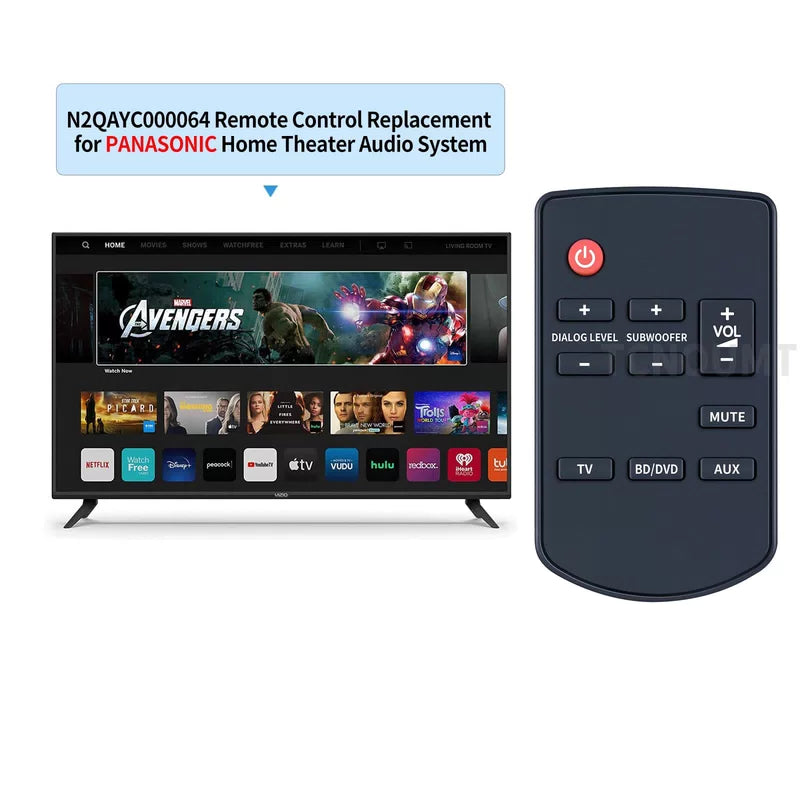 N2QAYC000064 Remote Control For Panasonic Audio System SC-HTB550GKK [2]