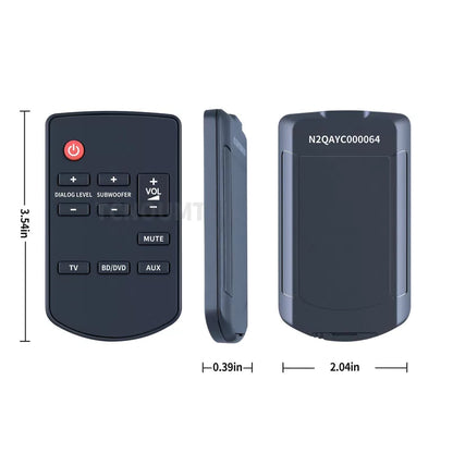 N2QAYC000064 Remote Control For Panasonic Audio System SC-HTB550GKK [5]