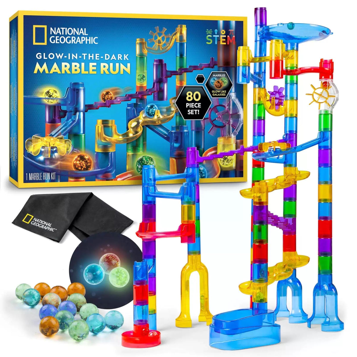 NATIONAL GEOGRAPHIC Glowing Marble 14.02 x 4.02 x 10 inches, Multicoloured [1]