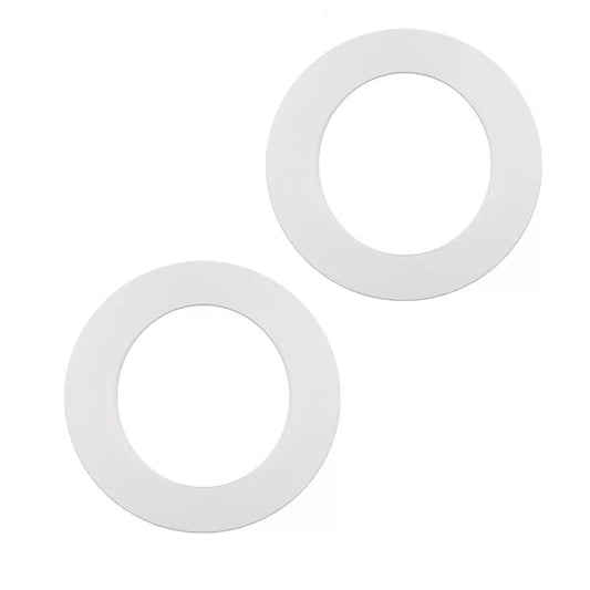 NBPLUS Silicone Toilet Flush Valve Seal - 3-3/16" 3.14 inches (2 Pack), White [1]