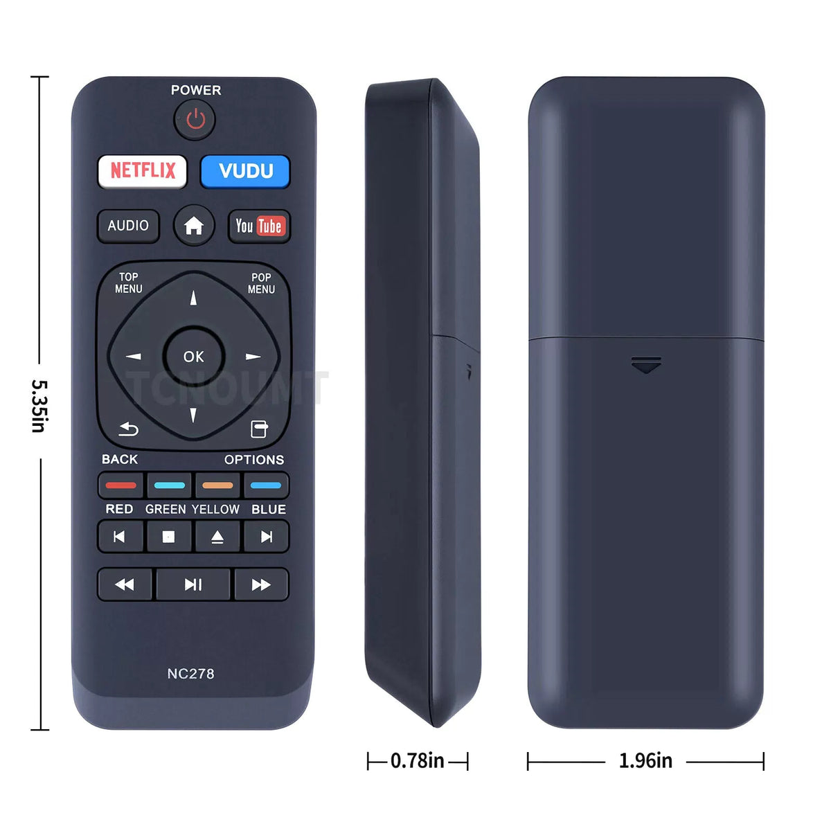 NC278 NC278UL Remote Control For Philips DVD Player BDP2501/F7A [5]