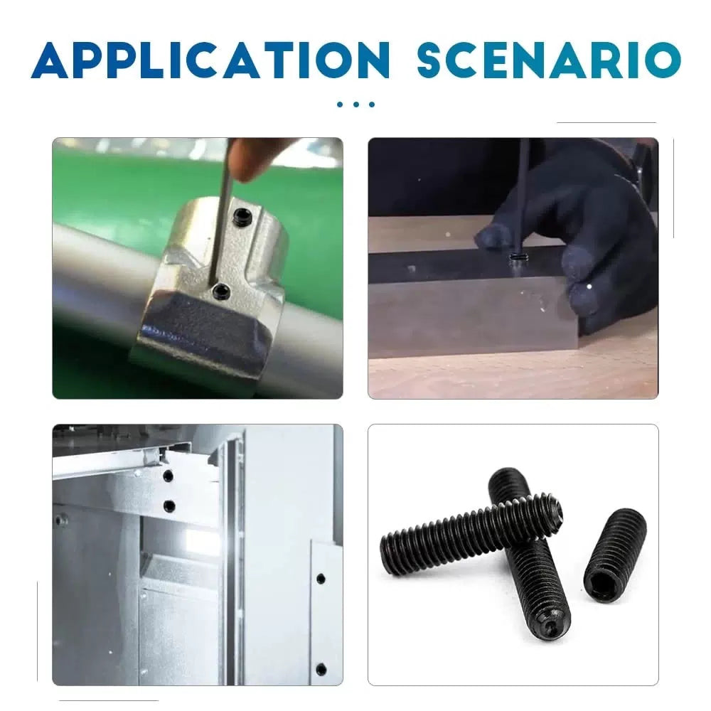 NINDEJIN 666 PCS M2 M3 M4 M5 M6 M8 Black Socket 666 Set, [6]