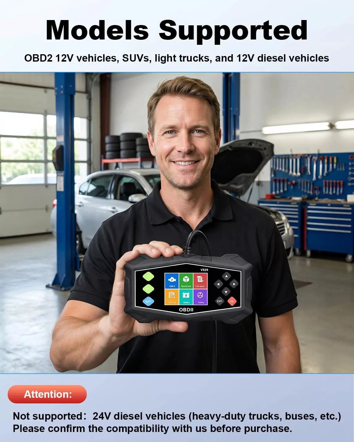OBD2 Scanner Diagnostic Tool, ZEXMTE Professional with Data... [5]