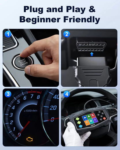 OBD2 Scanner Diagnostic Tool, ZEXMTE Professional with Data... [7]