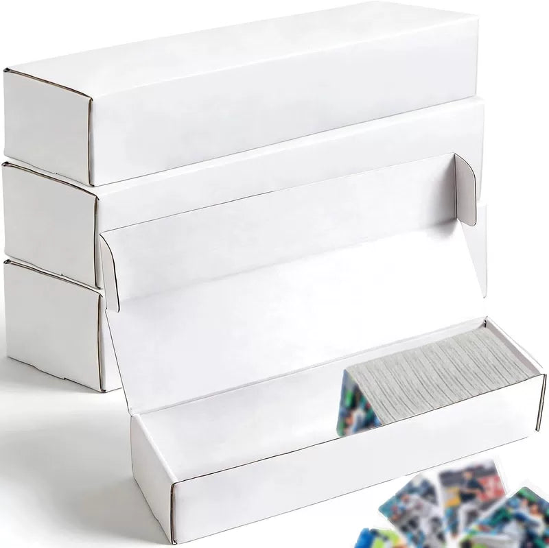 OPPERLLY 3 Pack Trading Card Storage Box, 3 Size Designs 3 Pack, WHITE [1]