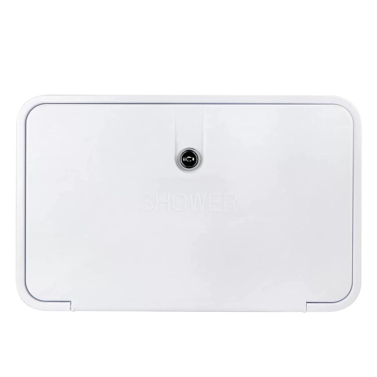 OYMOV RV Exterior Shower Box Kit with Lock for Outside, Outdoor white [3]