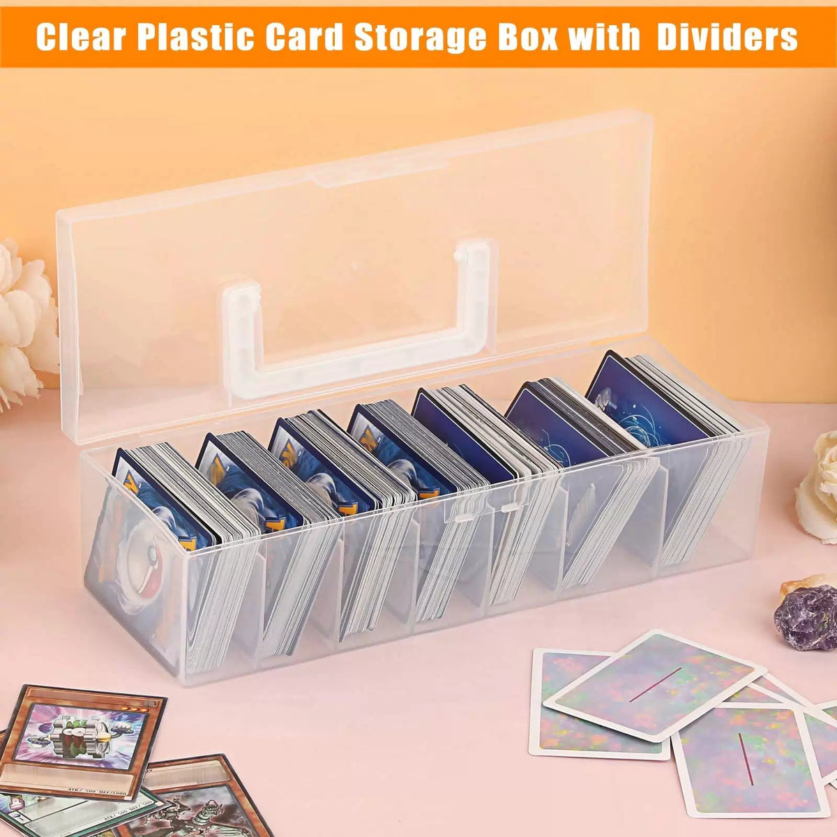 OwnMy 1PCS Plastic Trading Card Storage Box Clear Baseball 1PCS, [3]