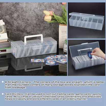 OwnMy 1PCS Plastic Trading Card Storage Box Clear Baseball 1PCS, [4]