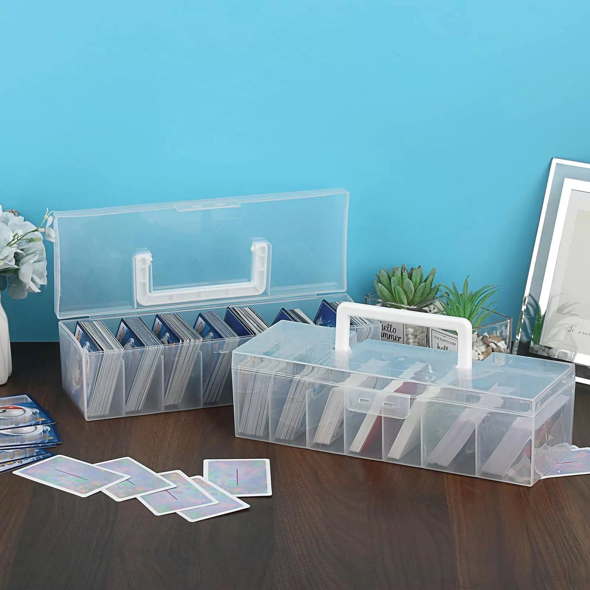 OwnMy 1PCS Plastic Trading Card Storage Box Clear Baseball 1PCS, [7]