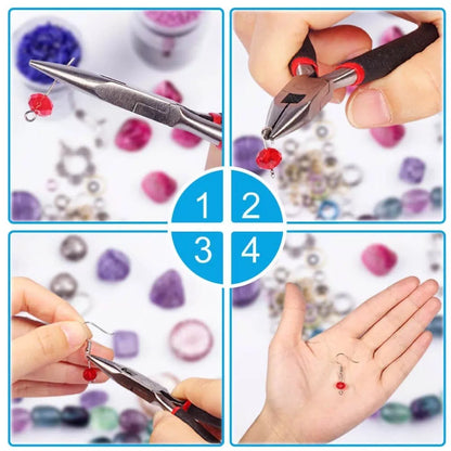 PAXCOO Jewelry Making Supplies Kit - Repair Tools with Silver Gold and Bronze [4]