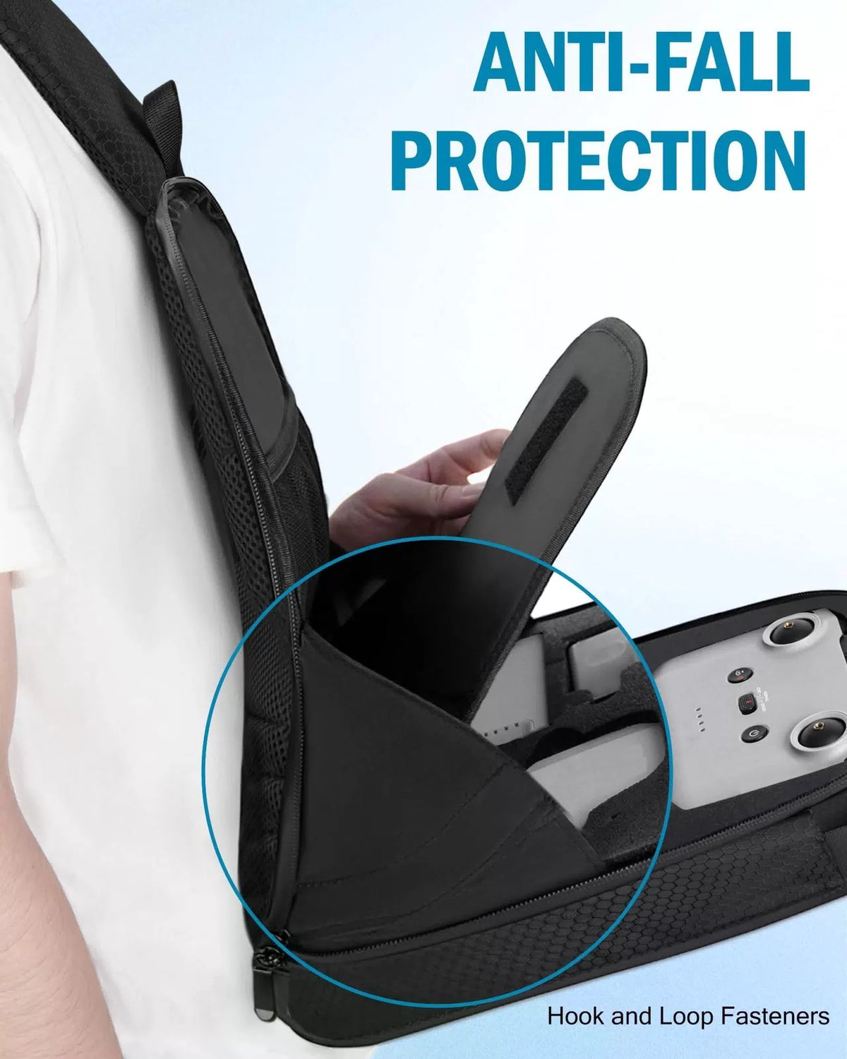PEKREWS Mini 4K Dji Case, DJI 2 SE Black - Drone Sling Bag [5]