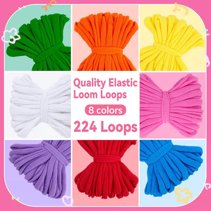 PREBOX Weaving Loom Kit Toys for Kids Onesize, - Red - 1kit [6]