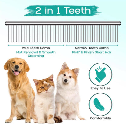 Pawtrim Professional Pet Grooming Kit – 6 in 1 Dog Pack of 6, Blue [5]