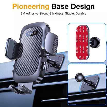 Phone Holders for Your Car Holder Mount【Super Suction】Cell Dark Black [7]