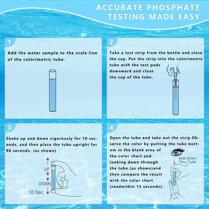 Phosphate Test Kit for Pool: 50PCS Strips Swimming Pool 50 [4]