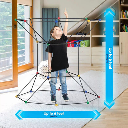 PicassoTiles Kids Fort 23*12.75*2in, Multi-purpose and Tunnel Structure [2]