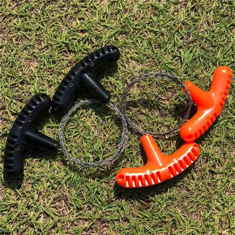 Portable Stainless Steel Wire Saw with Finger Handle Outdoor Camping Hiking Pocket Manual Cutting Chain Saws Survive Tool [4]