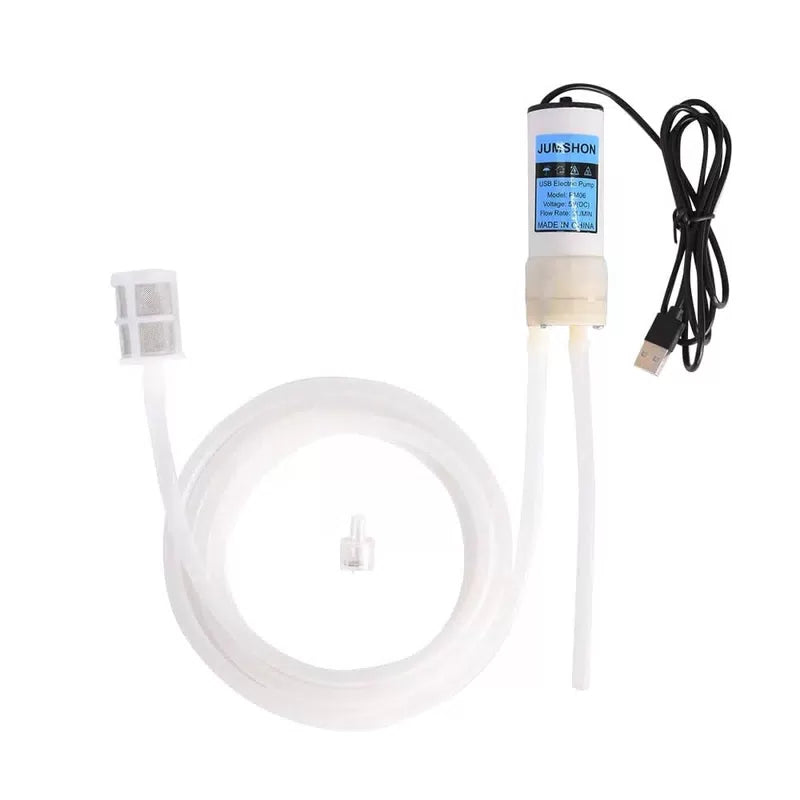 Portable USB Electric Auto siphon Self Priming Pump for Small, White Shell [2]