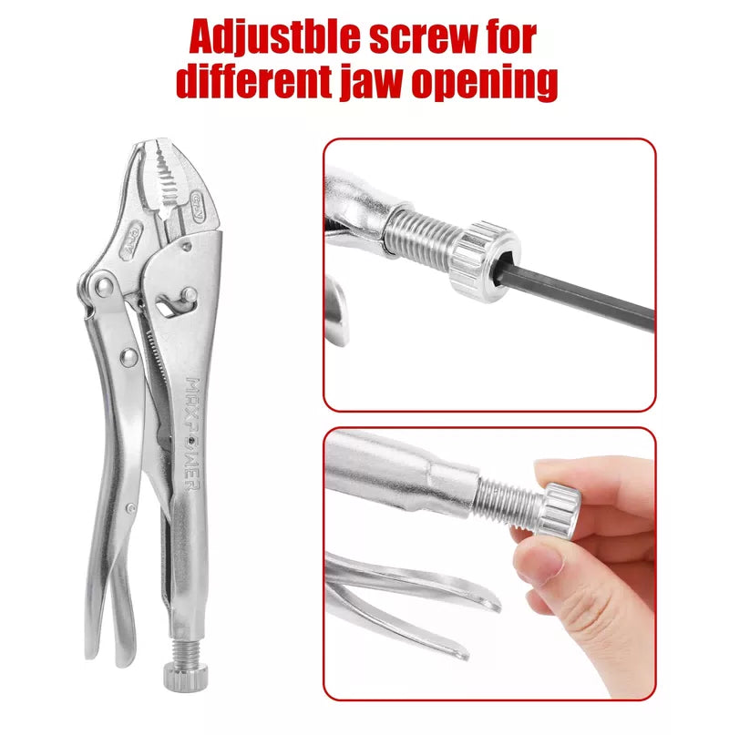 Powerful Pliers, Multifunctional Pressure Pliers, Heavy-duty Tools, Industrial Grade Fixed Circular Mouth Force Wrench, C- type [4]