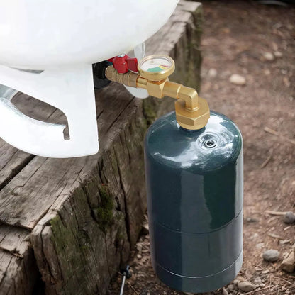 Propane Refill Adapter for 1 LB. Tanks, with 4 caps [6]