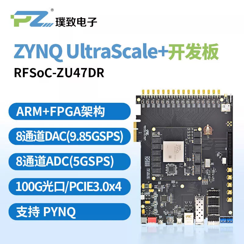 Puzhi PZ-ZU47DR-KFB FPGA Development Board, Xilinx Zynq RFSoC SDR ZU47DR [1]