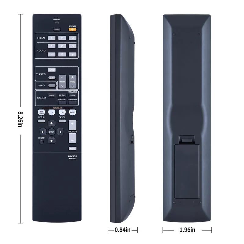 RAV435 WW51070 Remote Control For Yamaha AV Receiver HTR-2064 YHT-196 HTR2064SZ [5]