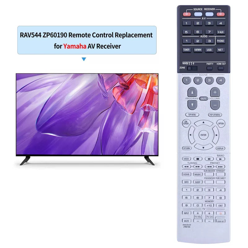 RAV544 Remote Control For Yamaha AV Receiver RX-A2050 RX-A2060 RX-A3050 RX-A3060 [2]