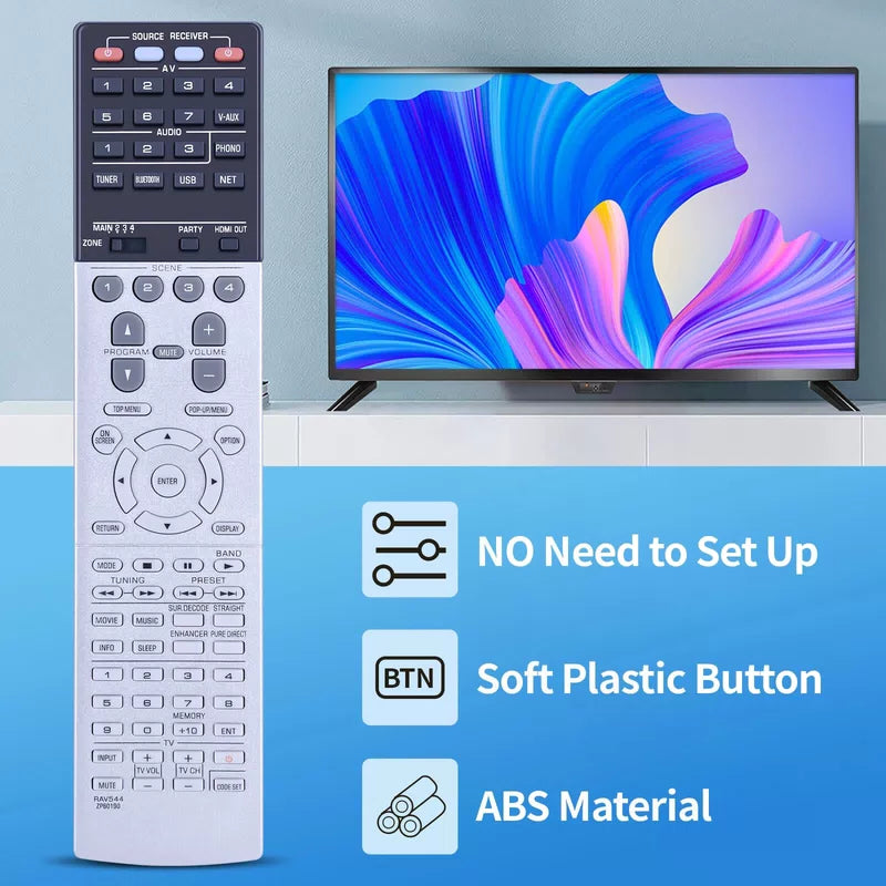 RAV544 Remote Control For Yamaha AV Receiver RX-A2050 RX-A2060 RX-A3050 RX-A3060 [3]
