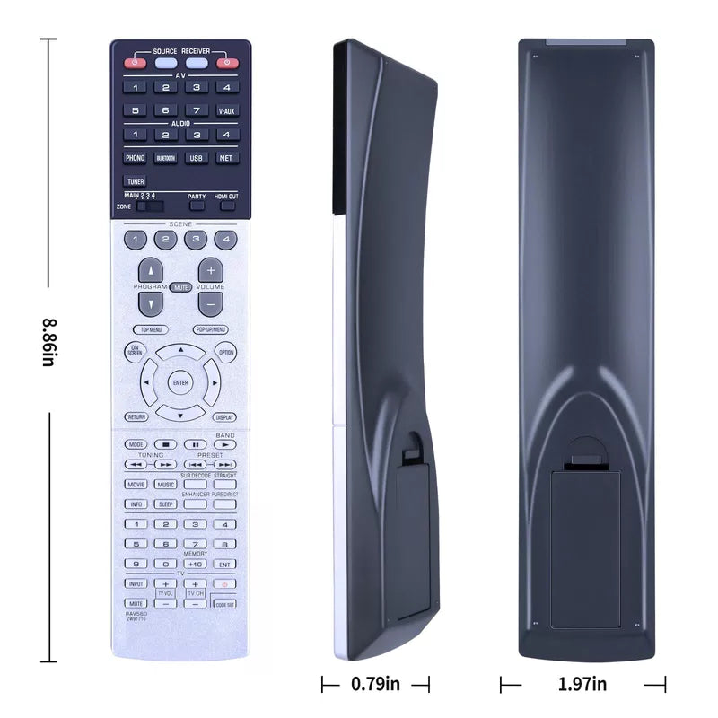 RAV560 ZW91710 Remote Control For Yamaha Audio Receiver RX-A3070 RXA3070 [5]