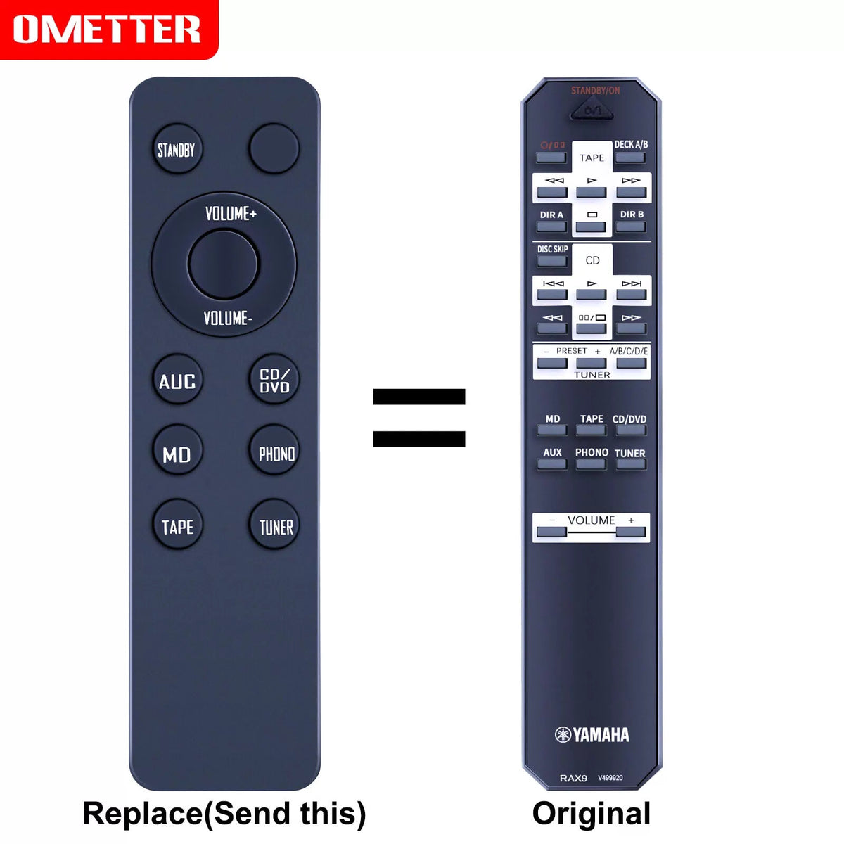 RAX9 V499920 Replacement Remote Control For Yamaha AX596 AX496 AX396 [1]