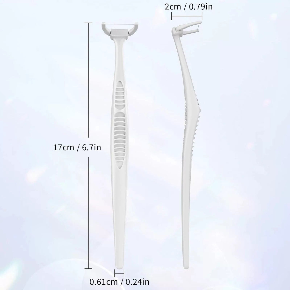 RAZOKO Reusable Dental Flosser Kit, Extra Strong 240 Count (Pack of 1), White [2]