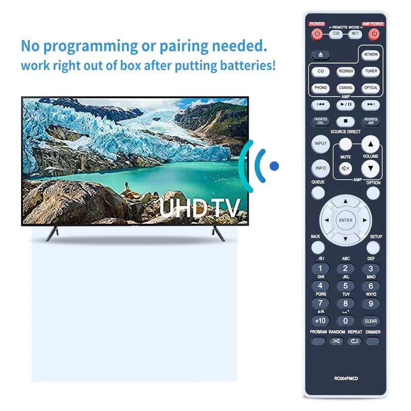 RC004PMCD Replace Remote Control For Marantz Audio CD Play­er CD6007 PM6007 [6]