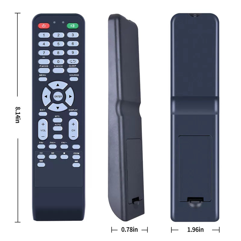 RCS00001 Remote Control For SANSUI LED TV SF4019N18 SLED2415 SLED2815 [5]