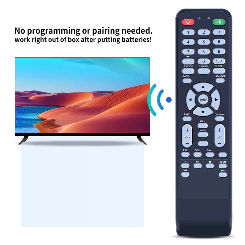 RCS00001 Remote Control For SANSUI LED TV SF4019N18 SLED2415 SLED2815 [6]