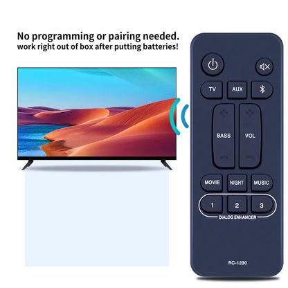RC-1230 Replacement Remote Control For Denon Home Theater System DHT-S316 [6]