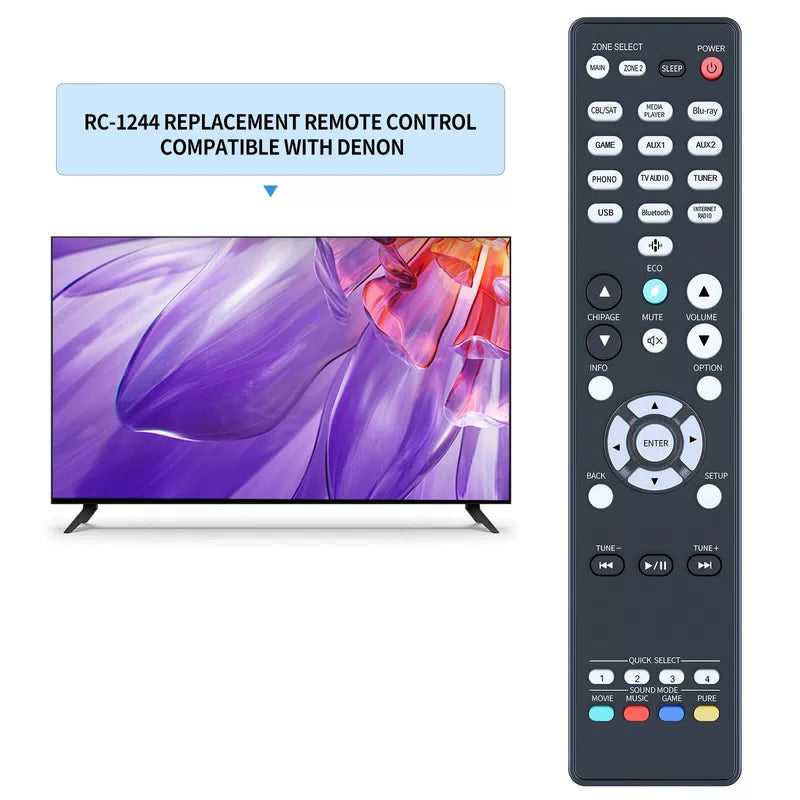 RC-1244 Remote Control For Denon AVR-S760H AVR-S770H AVR-S970H [2]