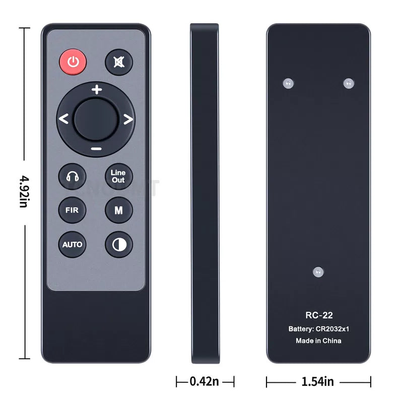 RC-22 Remote Control For TOPPING DX3 PRO+/EX5/D90SE/D70S/E30/E50/D50S/D30 [6]