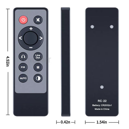 RC-22 Remote Control For TOPPING DX3 PRO+/EX5/D90SE/D70S/E30/E50/D50S/D30 [6]