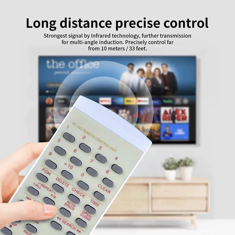 RC-342 Remote Control For TEAC CD Player RC342 CD5 CD7 CD10 CD15 [7]