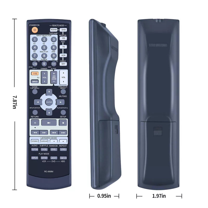 RC-668M Remote Control For Onkyo AV Receiver HTR640 HTS894 HT-R640 HT-S894 [5]