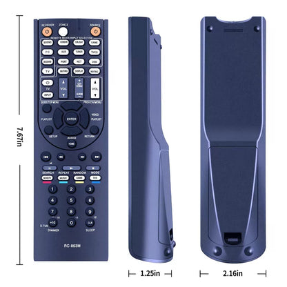 RC-803M Remote Control For Onkyo AV Reciever TX-NR609 TX-NR609B HT-S7409 [4]