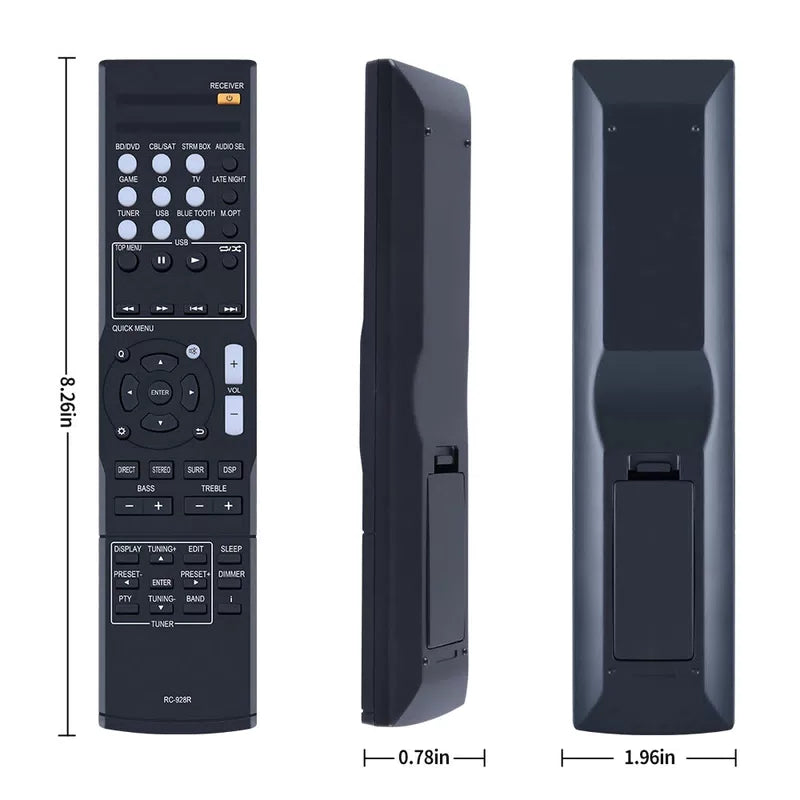 RC-928R Remote Control For Onkyo AV Receiver HT-R397 HTP395 HTS3900 TXSR353 [5]