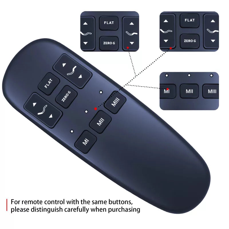 RF373E JLDK.28.09.09 Remote Control For Blissful Nights E3 Adjustable Bed Base [6]