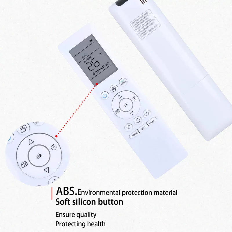 RG10A3(B)/BGEF Remote Control For Midea/Carrier/SystemAir Air Conditioner [4]
