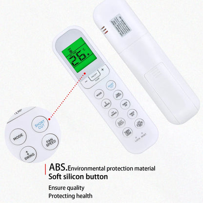 RG36A11/BGEF Remote Control For Midea BGH Air Conditioner With backlight [4]