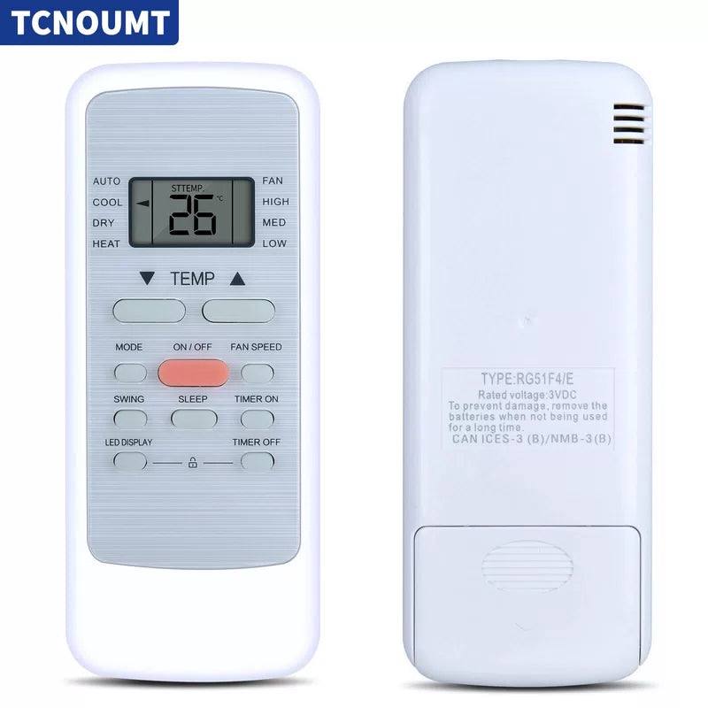 RG51F4/E Remote Control For Midea Air Conditioner RG51F/E [1]