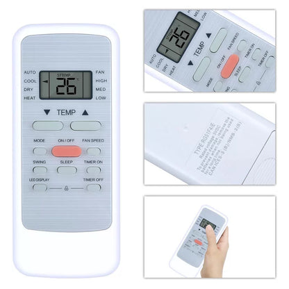 RG51F4/E Remote Control For Midea Air Conditioner RG51F/E [2]